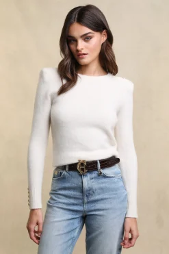 Amy Crew Neck Knit (Natural)