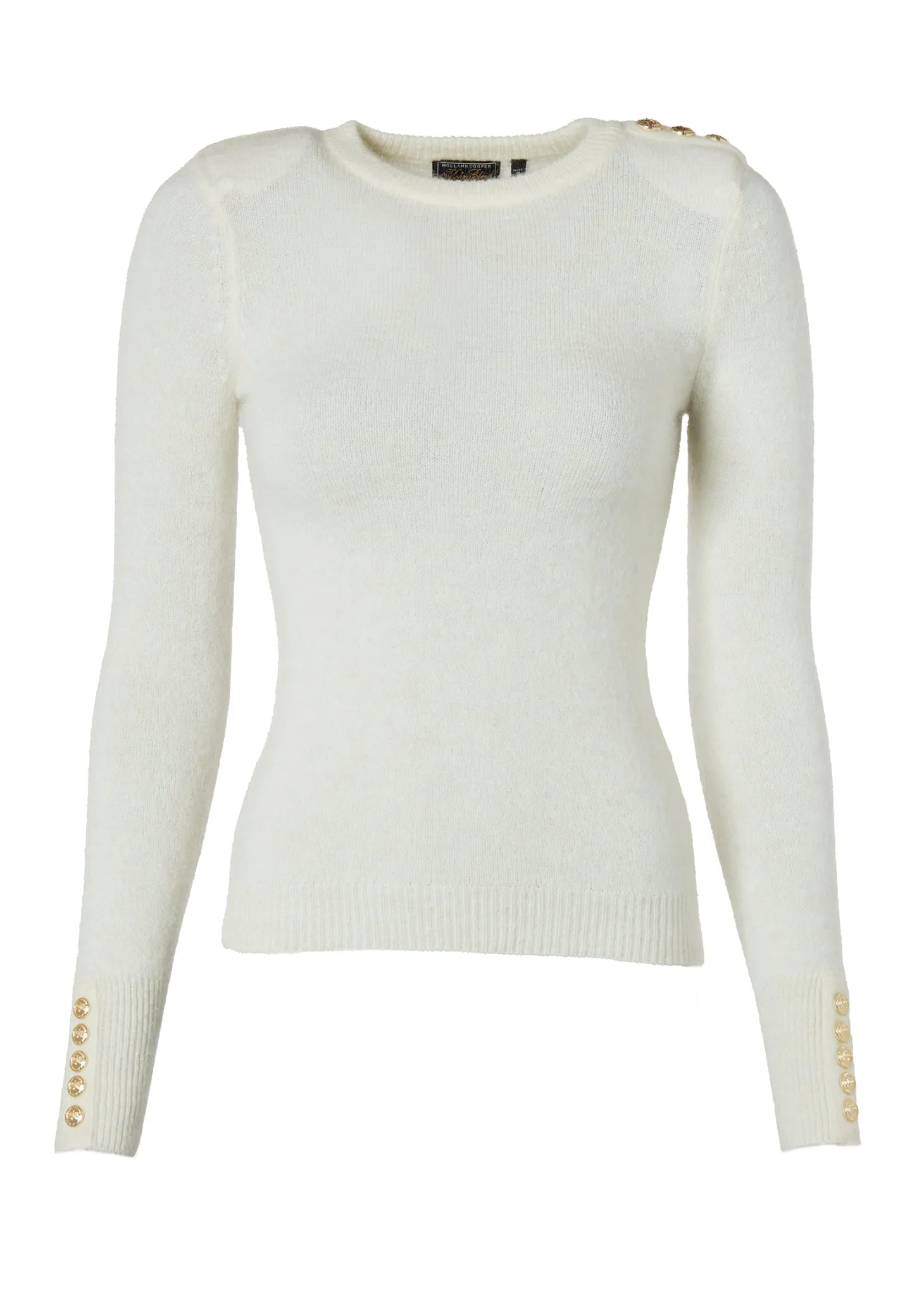 Amy Crew Neck Knit (Natural)