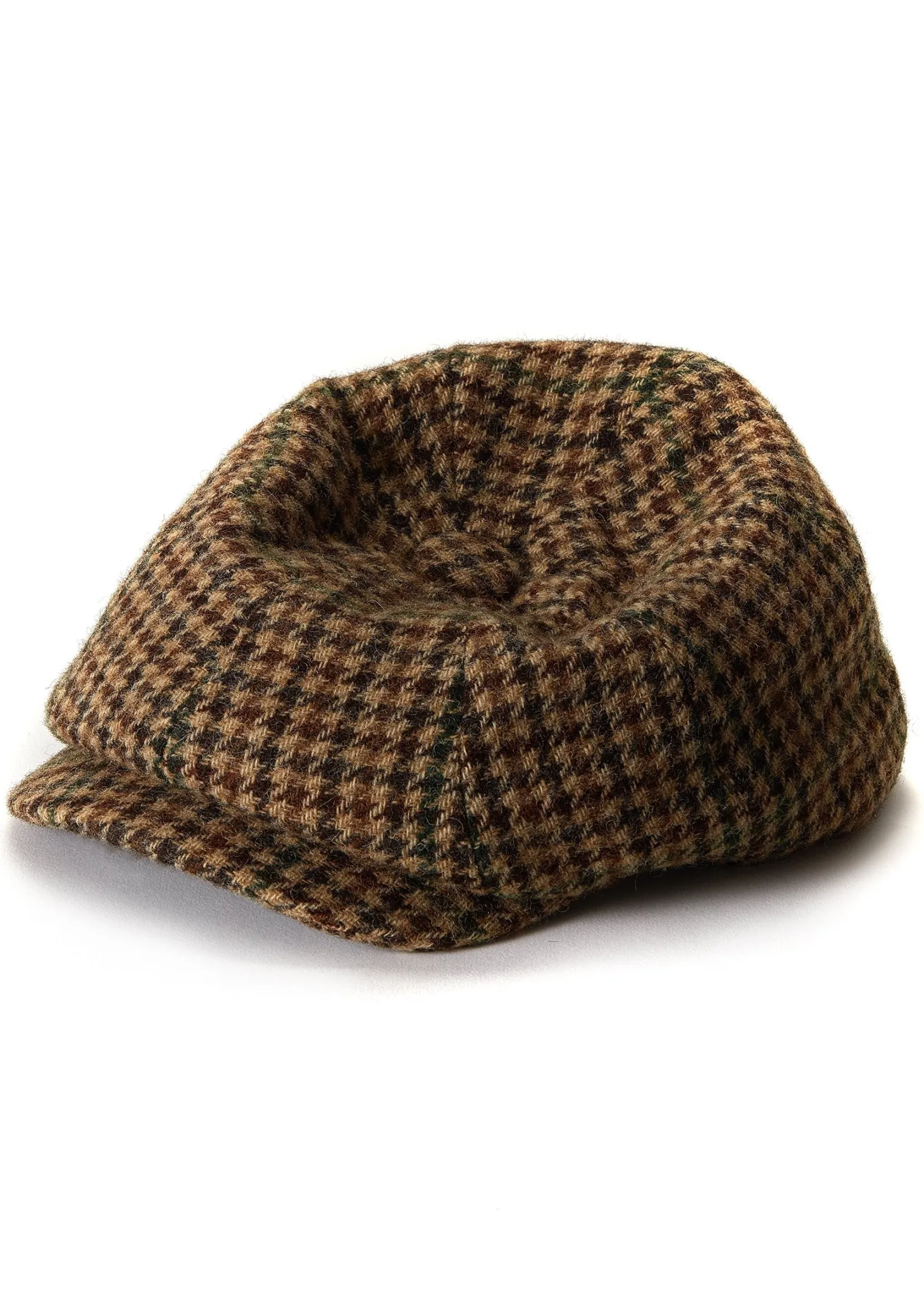 Baker Boy Cap (Hailes Green Tweed)