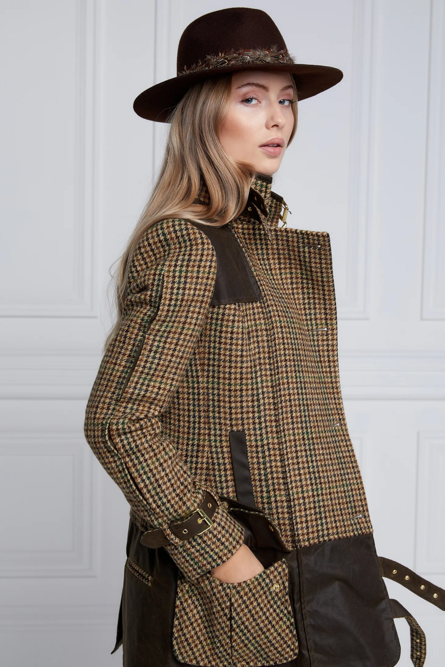 Balmoral Field Jacket (Hailes Green Tweed)