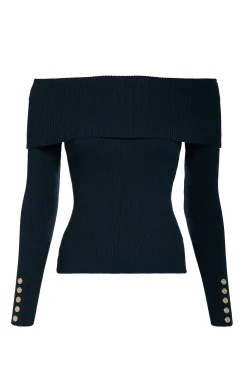 Bardot Knit (Deep Emerald)