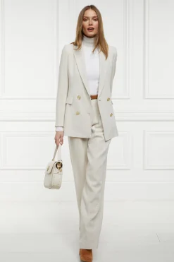 Belgravia Wide Leg Trouser (Natural Linen)