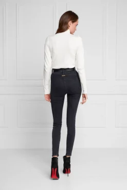 Biker Jean (Washed Black)