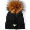 Burghley Bobble Hat (Black)