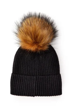 Burghley Bobble Hat (Black)