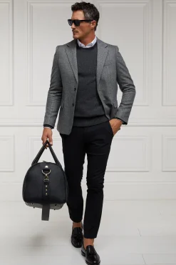 Byron Crew Neck Knit (Charcoal)
