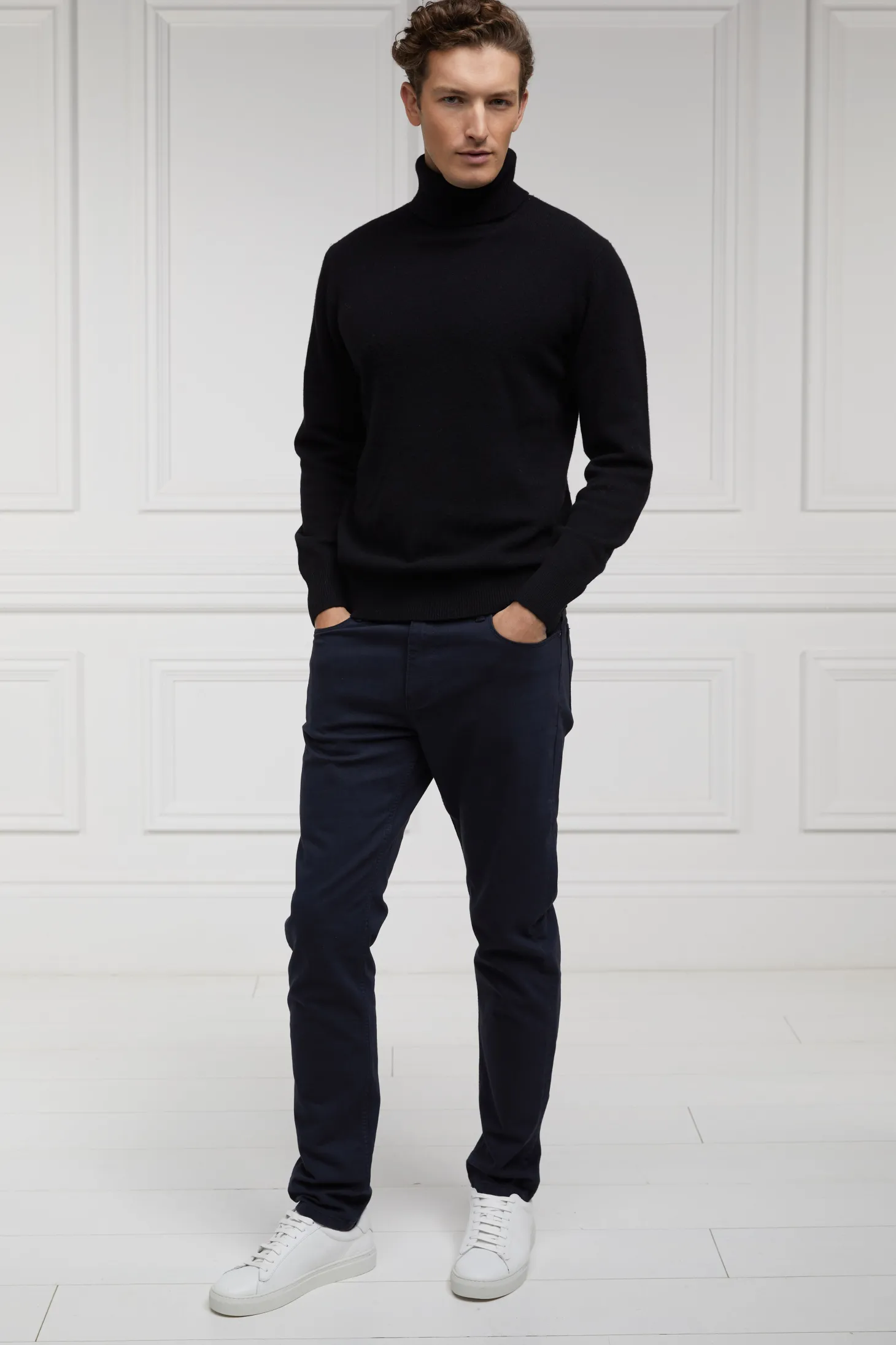 Byron Roll Neck Knit (Black)