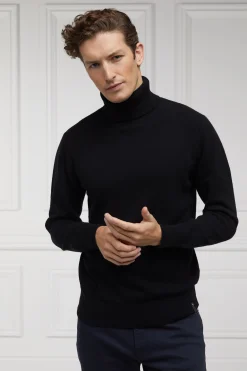 Byron Roll Neck Knit (Black)