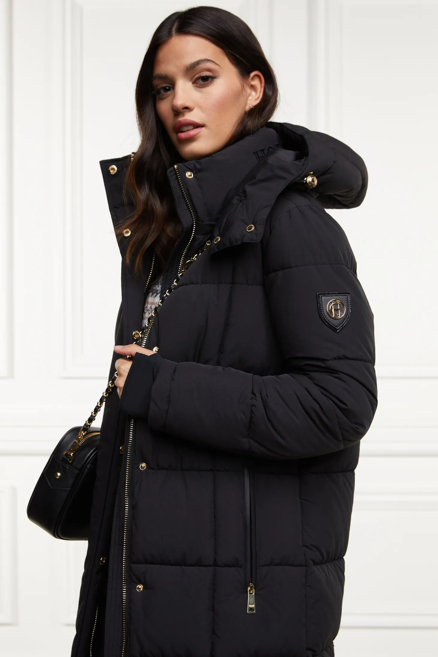 Carrington Longline Coat (Black)