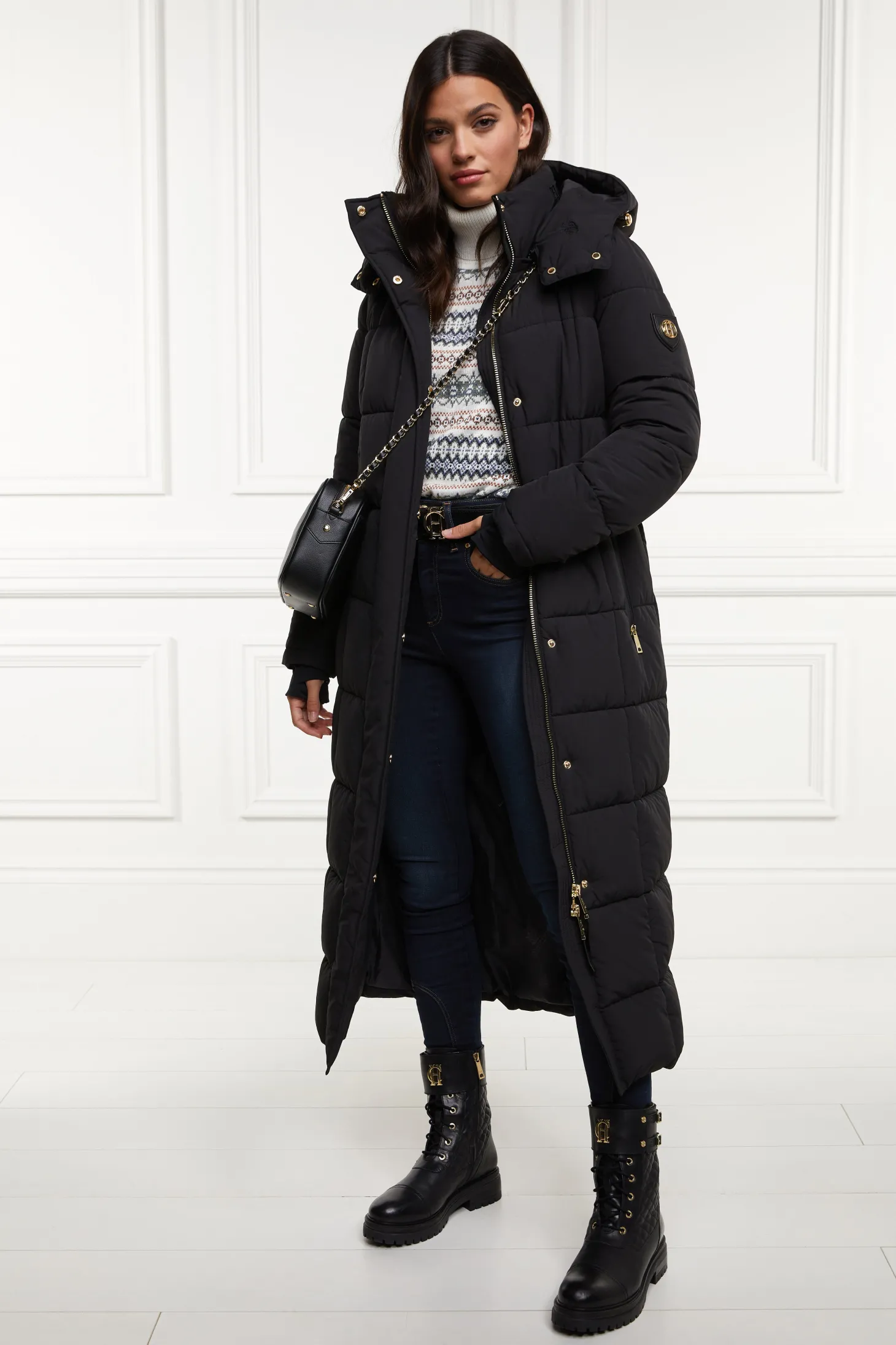 Carrington Longline Coat (Black)