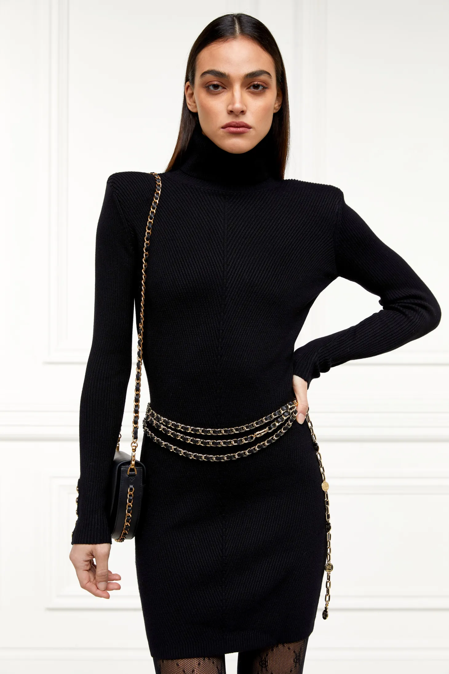 Chain Belt (Black Gold)