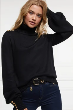 Chamonix Roll Neck Knit (Black)