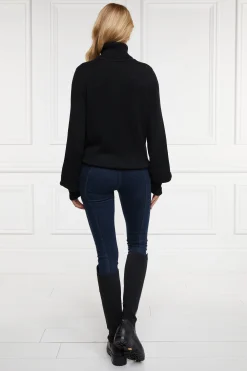 Chamonix Roll Neck Knit (Black)