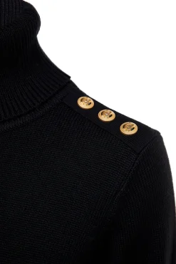 Chamonix Roll Neck Knit (Black)