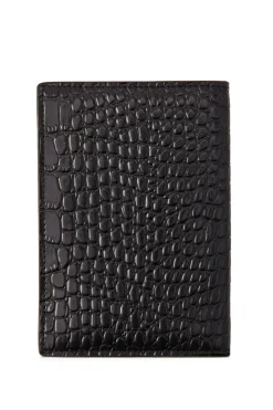 Chelsea Passport Holder (Black Croc)