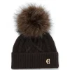 Cortina Bobble Hat (Chocolate Mink)