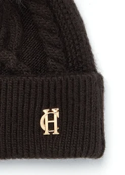 Cortina Bobble Hat (Chocolate Mink)