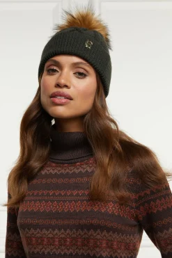 Cortina Bobble Hat (Fern Green)