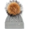 Cortina Bobble Hat (Soft Grey)