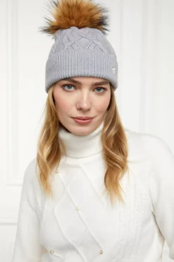 Cortina Bobble Hat (Soft Grey)