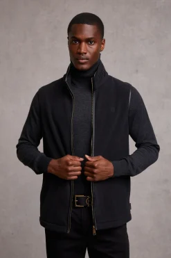 Country Fleece Gilet (Black)