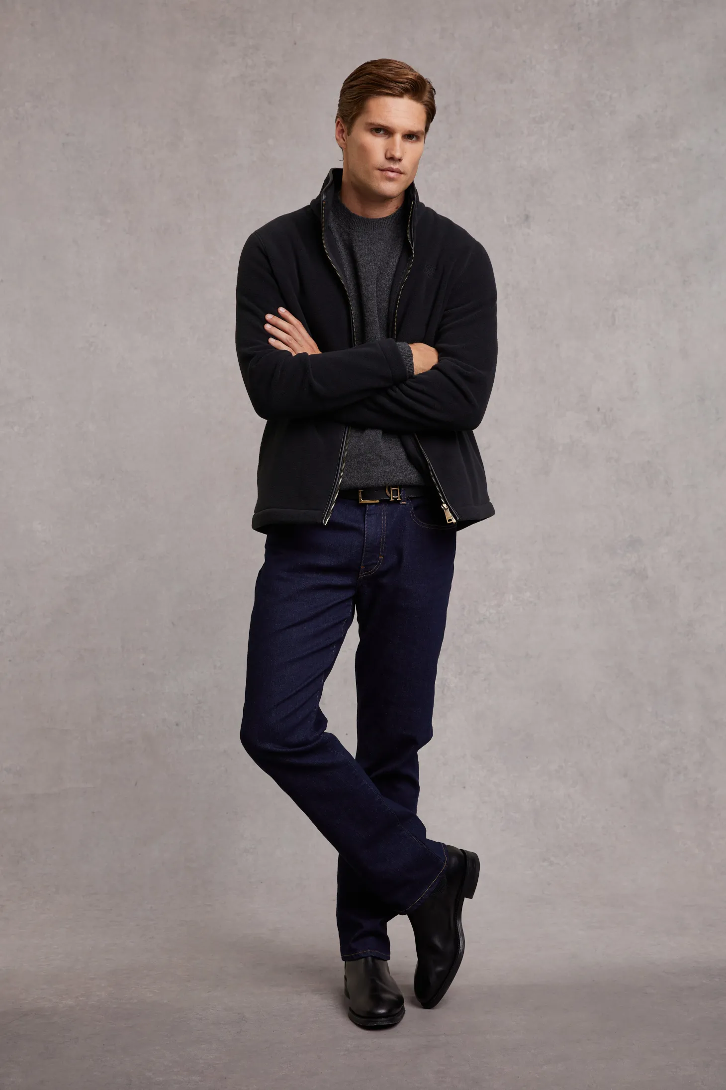 Country Fleece Jacket (Black)