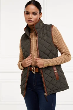 Country Quilted Gilet (Heritage Khaki)