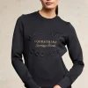 Crystal Crew Neck Sweat (Black)