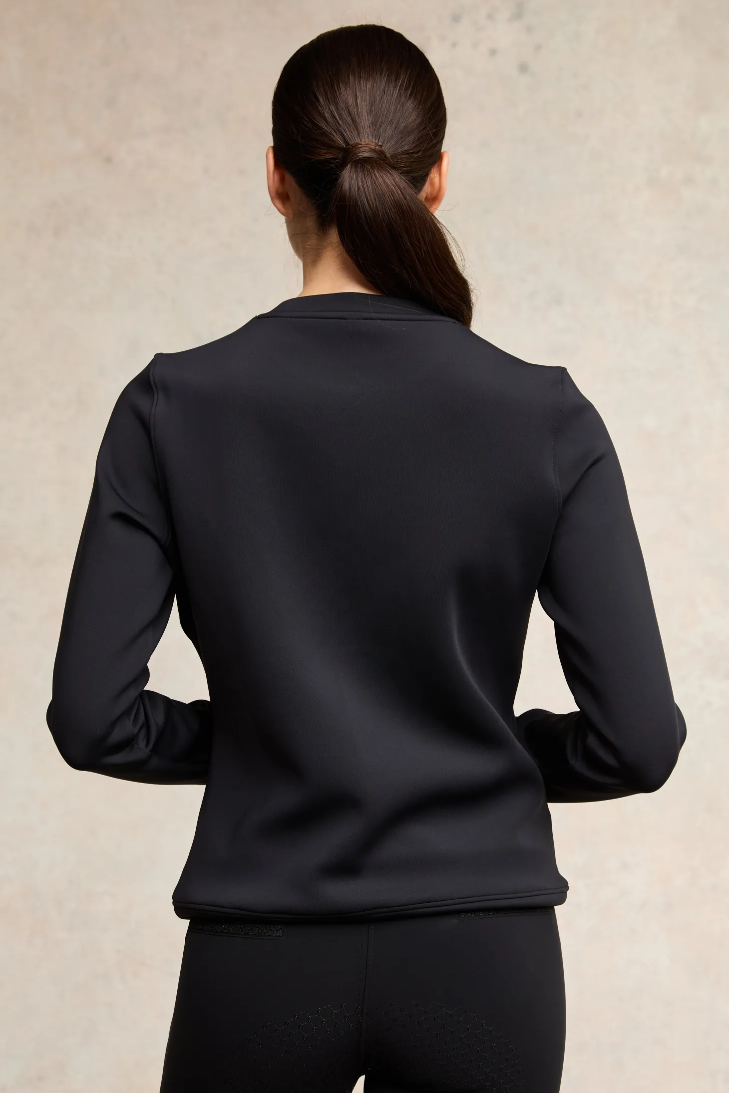 Crystal Crew Neck Sweat (Black)