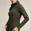 Crystal Zip Hoodie (Dark Olive)