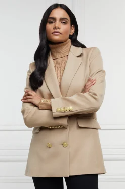 Double Breasted Blazer (Camel Twill)