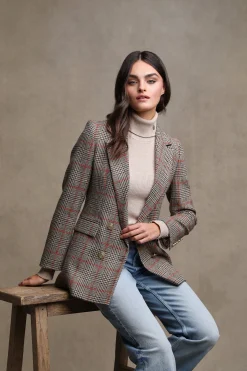 Double Breasted Blazer (Orange Windsor)