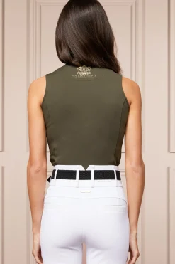 Elite Sleeveless Base Layer (Olive)
