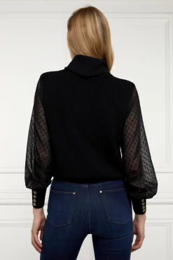 Featherton Roll Neck Knit (Black)