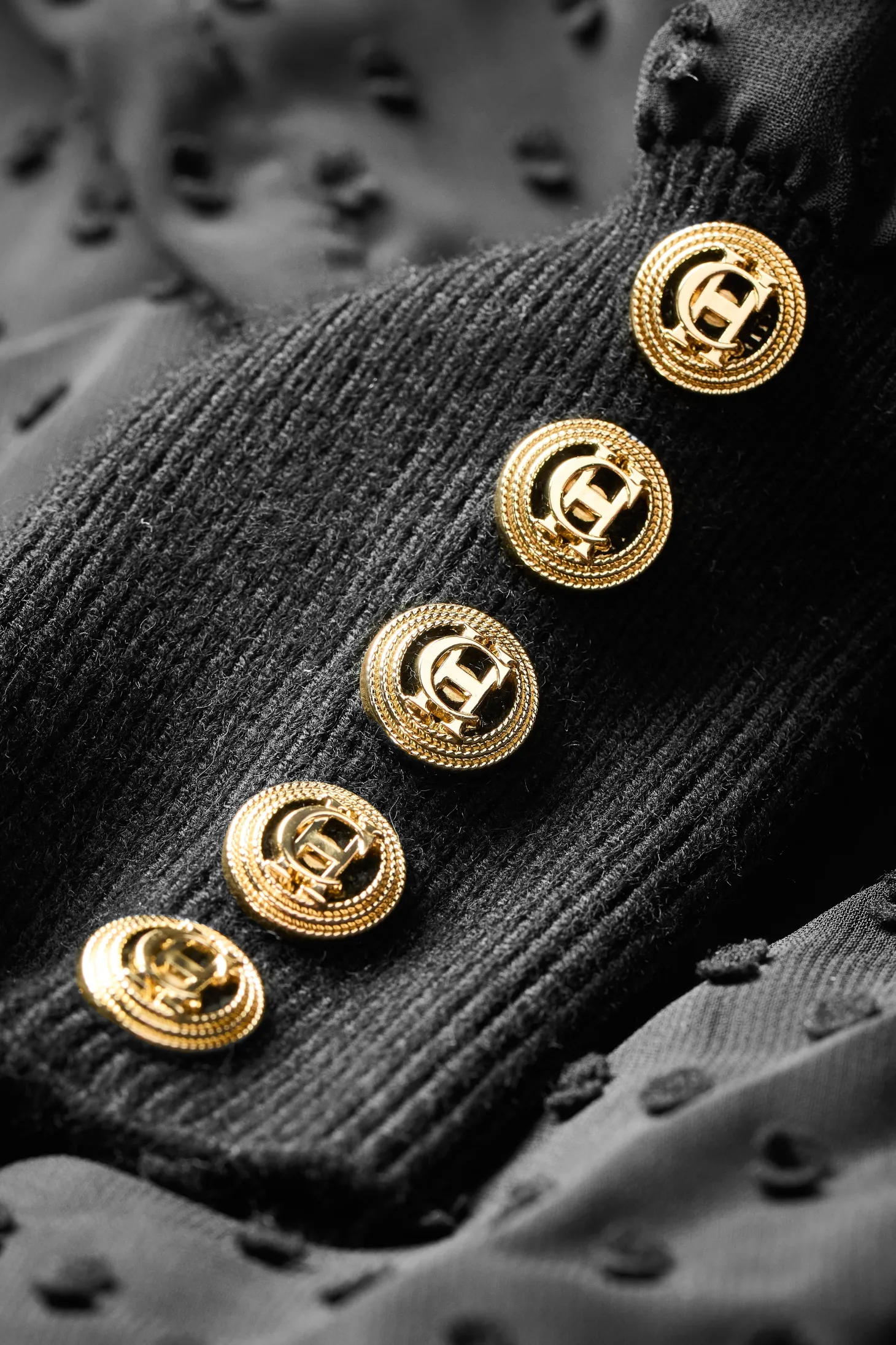 Featherton Roll Neck Knit (Black)