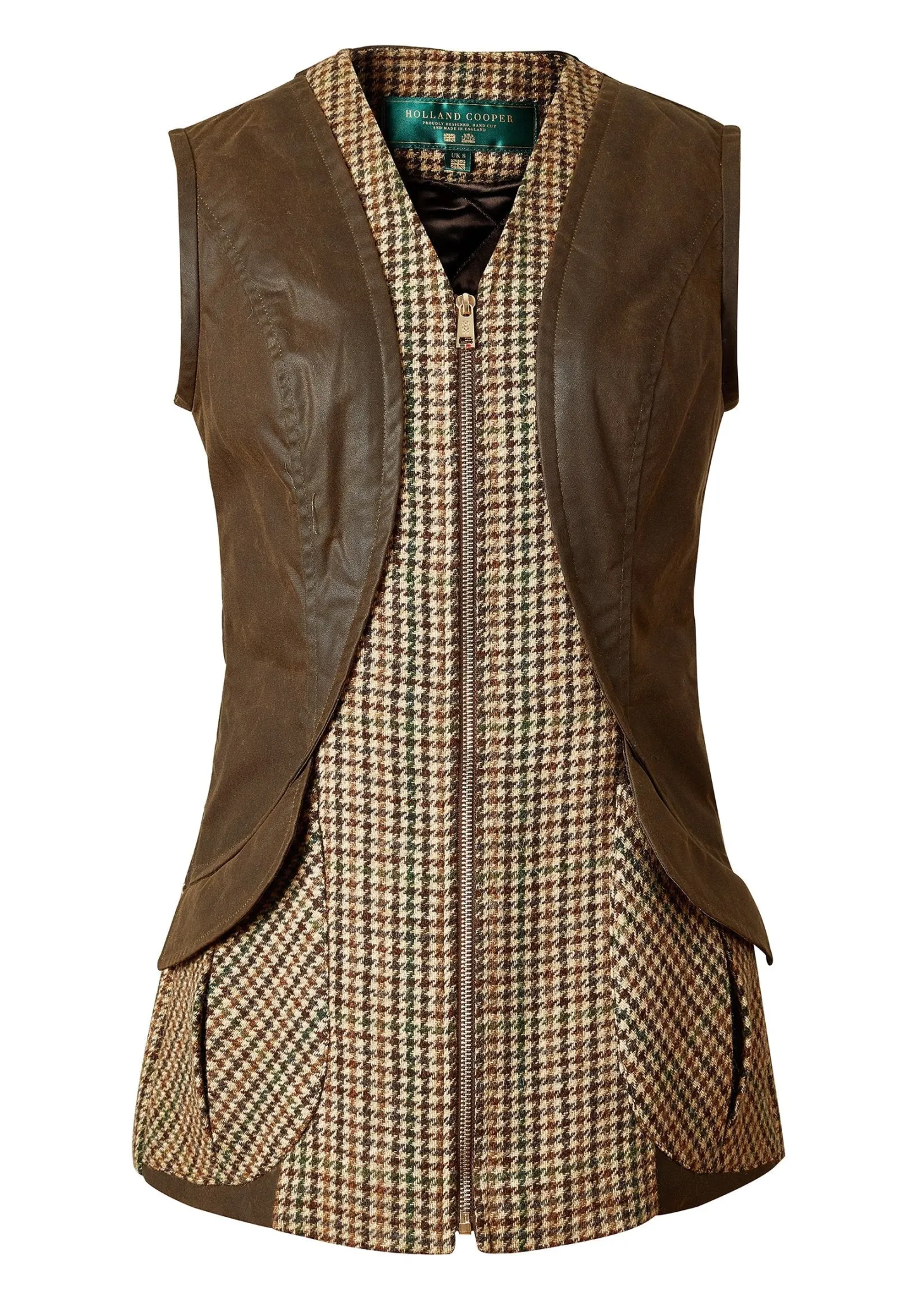 Field Vest (Hailes Green Tweed)
