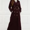 Full Length Marlborough Trench Coat (Mulberry)