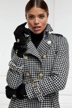 Full Length Marlborough Trench Coat (Houndstooth)