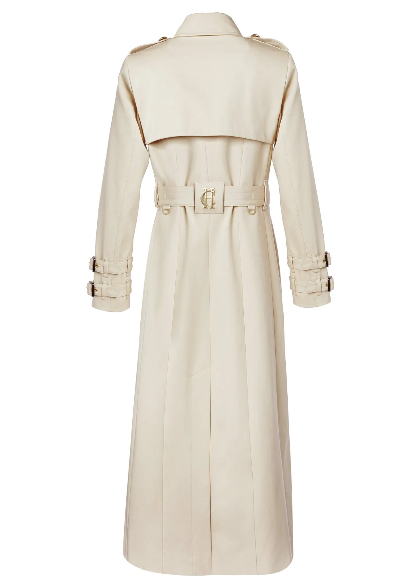 Gatcombe Full Length Trench Coat (Stone)
