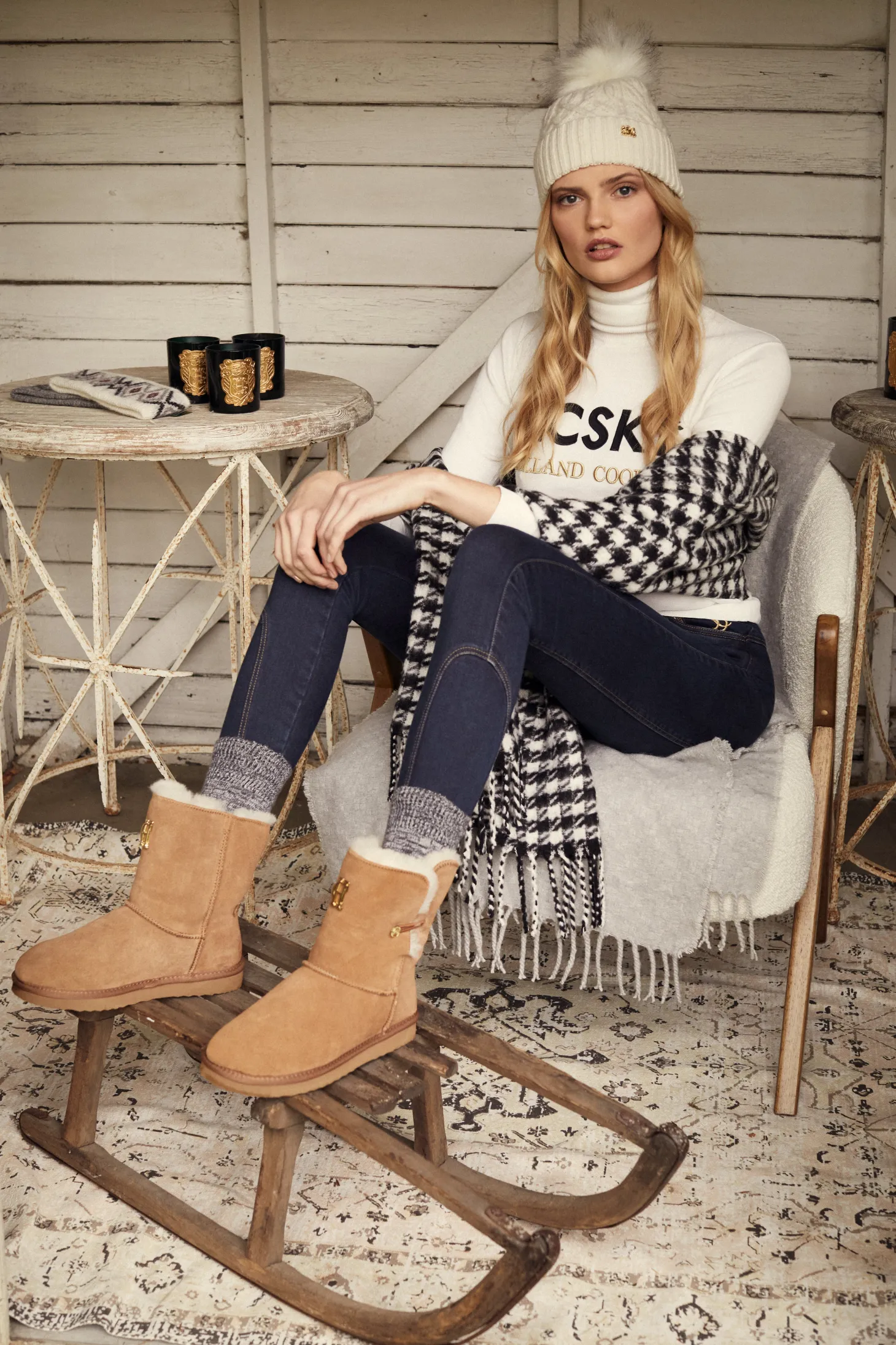 HC Shearling Boot (Tan)