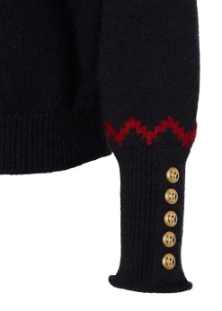 Jennifer Roll Neck Knit (Ink Navy)