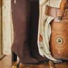 Kensington Knee Boot (Chocolate Suede)