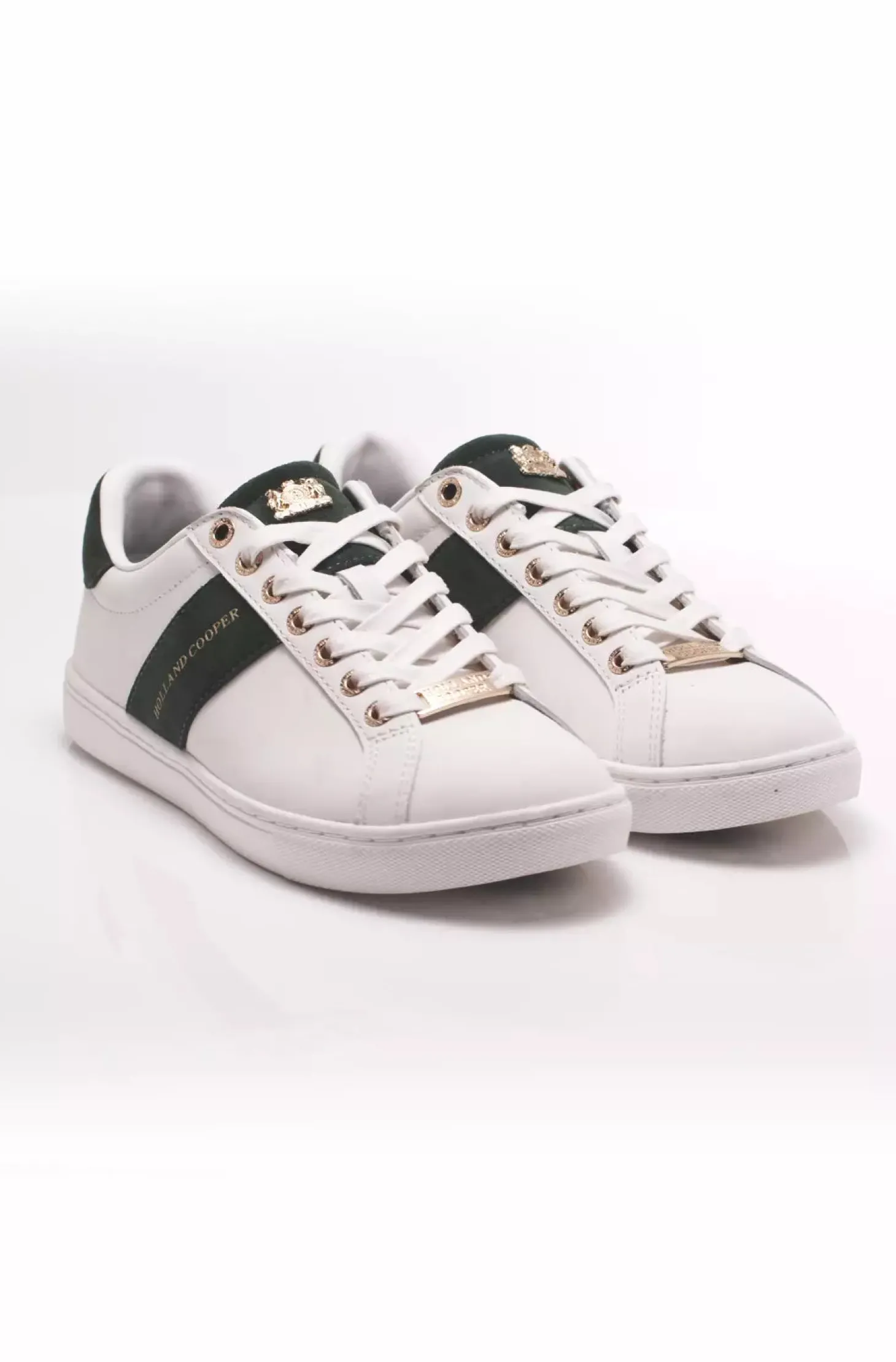 Knightsbridge Court Trainer (White Racing Green)