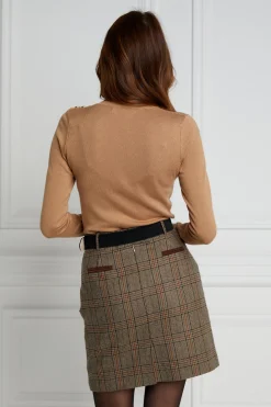 Knightsbridge Skirt (Bourbon Tweed)