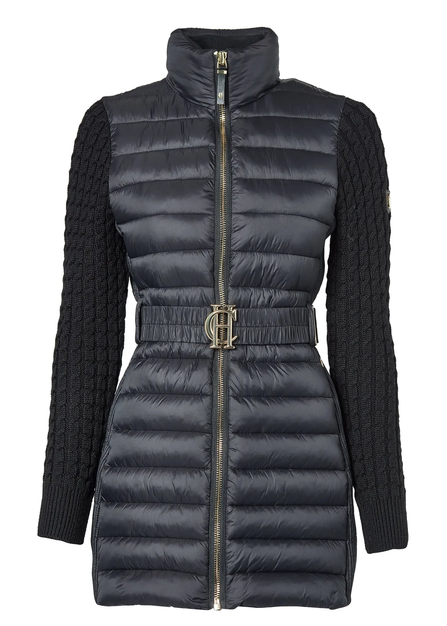 Linfold Hybrid Coat (Black)