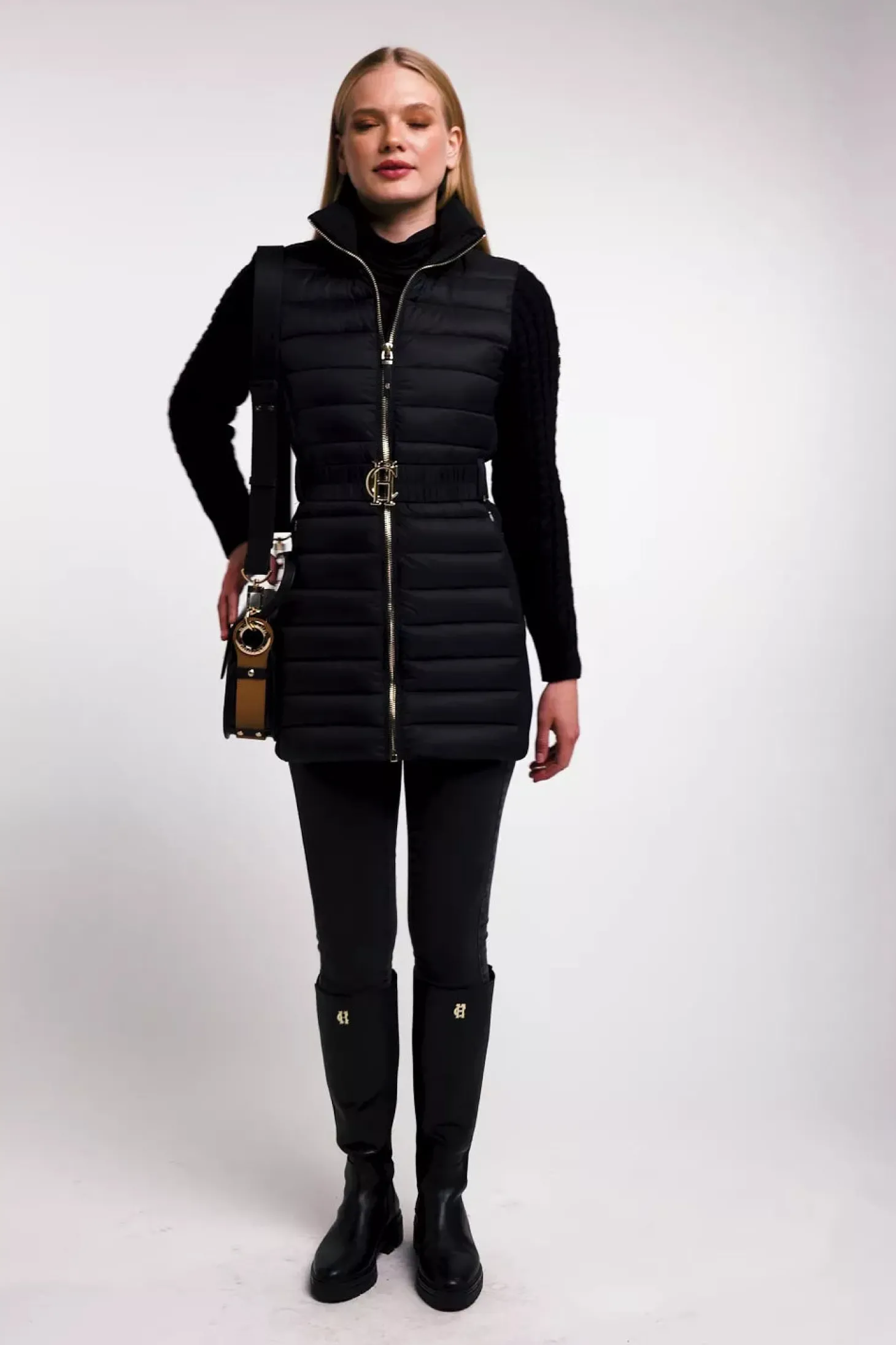 Linfold Hybrid Coat (Black)
