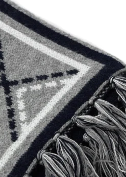 Monogram Scarf (Grey Marl)