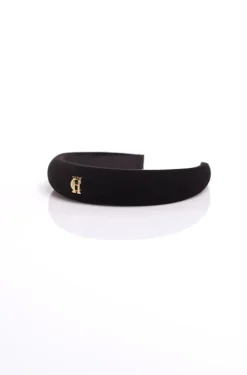 Narrow Headband (Black Velvet)