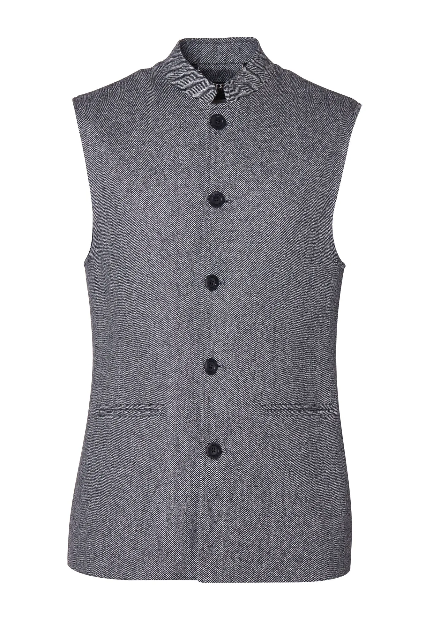 Nehru Gilet (Mono Herringbone)