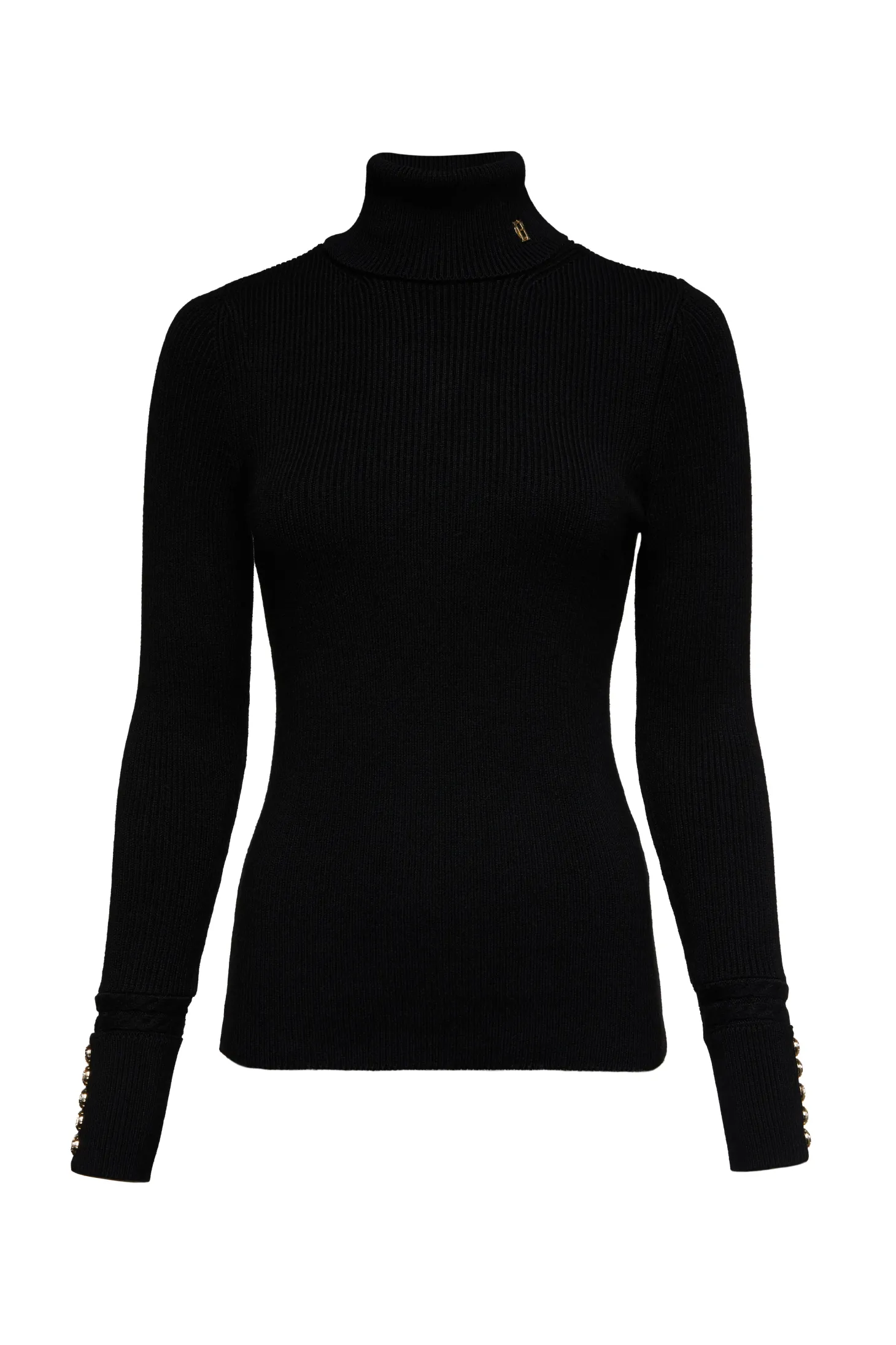 Painswick Roll Neck (Black)